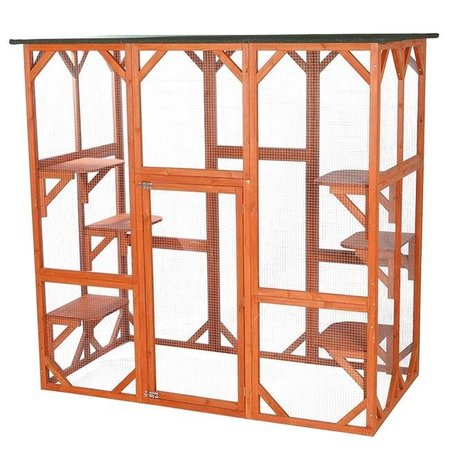 TRIXIE PET PRODUCTS Trixie Pet Products 44110 Wooden Outdoor Cat Sanctuary 44110